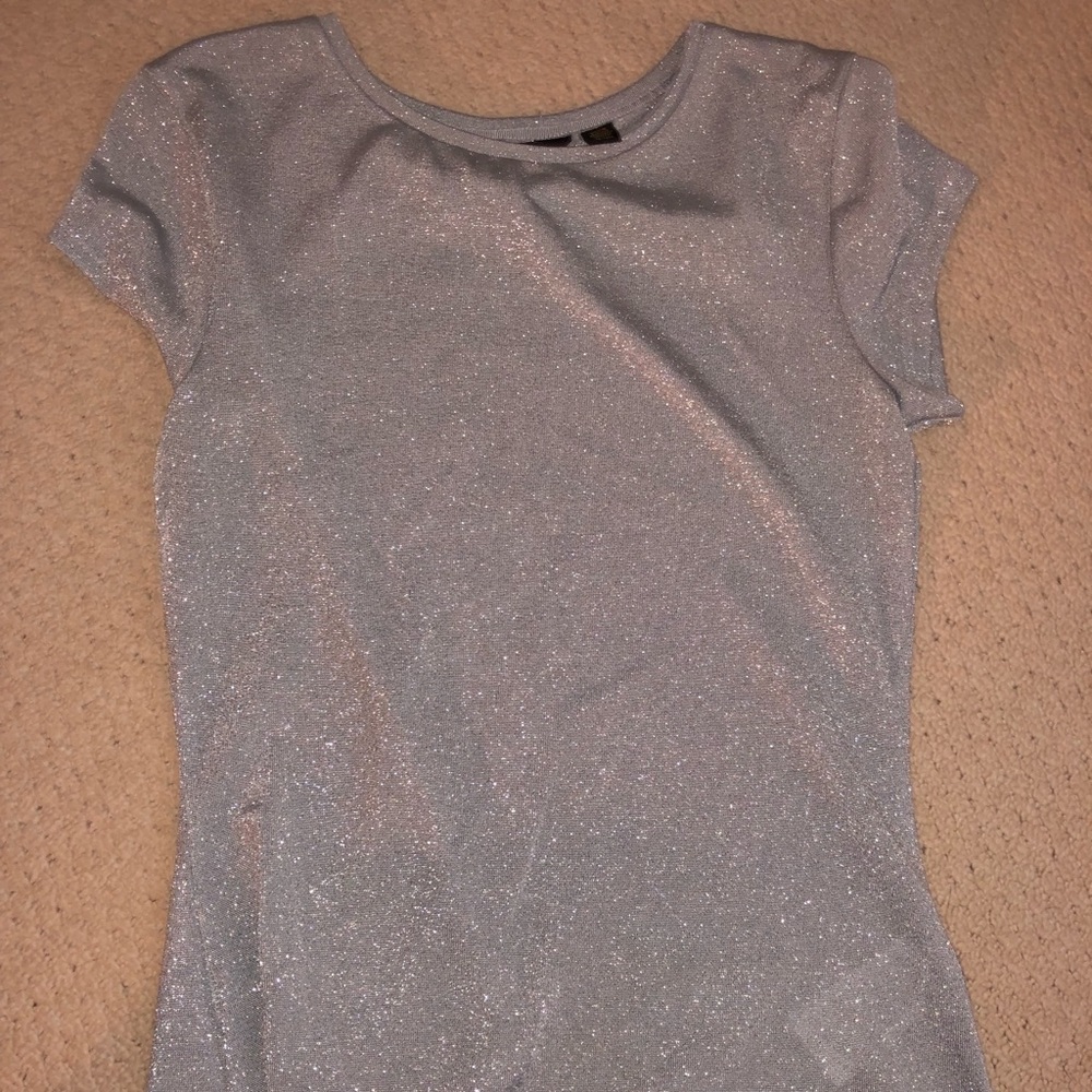 Ted Baker London Light Blue Sparkly Top